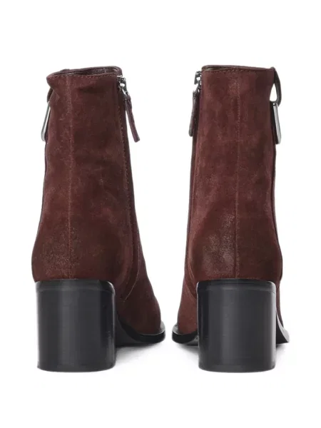 Botine Coccinelle din piele de căprioară maro