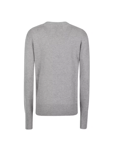 Sweter Patrizia Pepe z kaszmiru szary
