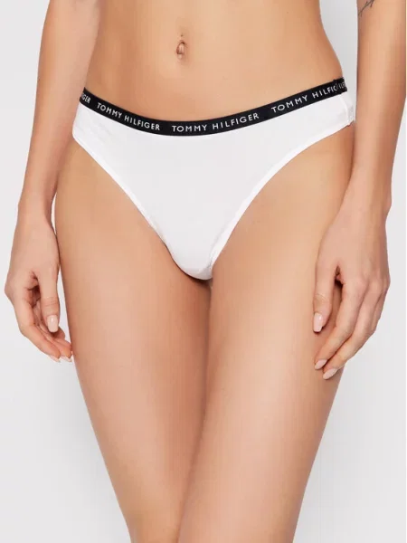 Tangice Tommy Hilfiger Underwear s melange uzorkom bijela
