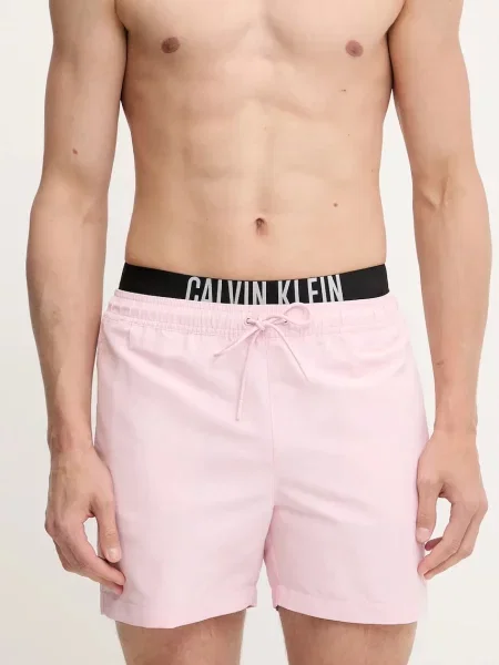 Kopalne kratke hlače Calvin Klein roza