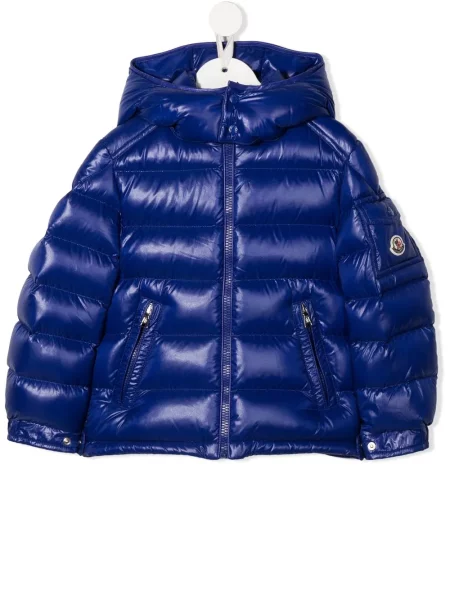 Płaszcz dziecięcy Moncler Enfant niebieski