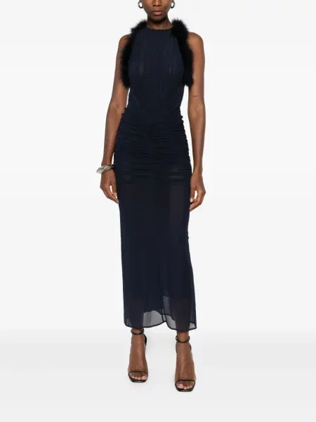 Rochie Mugler de costum albastru