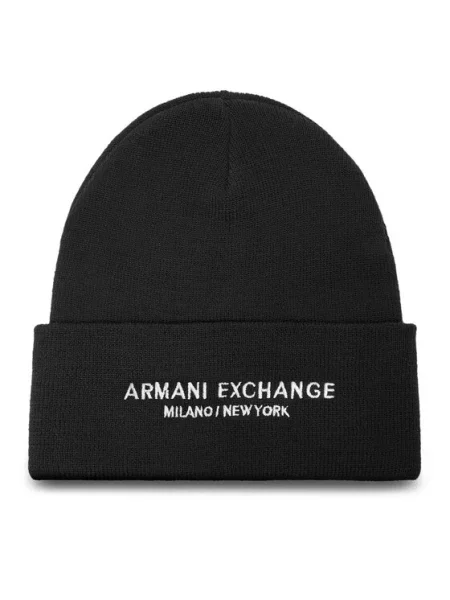 ARMANI EXCHANGE Čepice černá