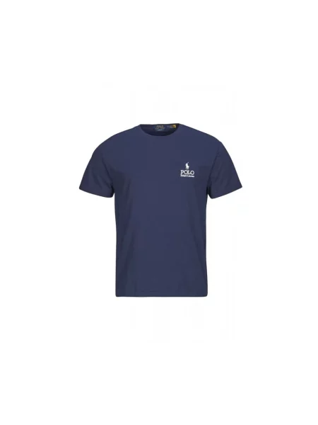 T-shirt o kroju relaxed fit z czystej bawełny z wyhaftowanym logo Polo Ralph Lauren granatowa