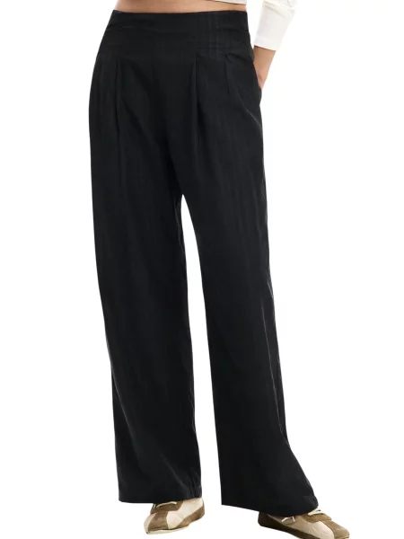 Pantaloni Desigual negru