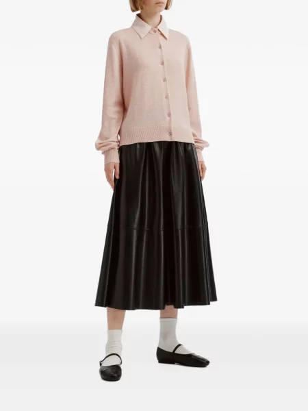Gulerat cardigan B+ab roz