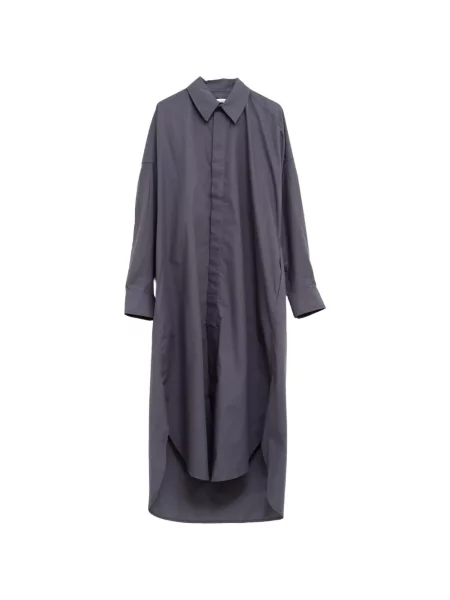Rochie tip cămașă The Frankie Shop gri