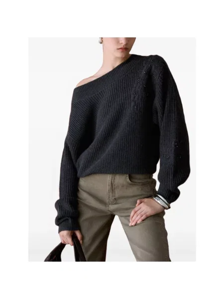 Sweter Liu Jo wełniany szary