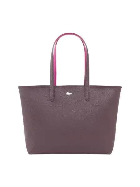 Shopperka Lacoste fioletowa
