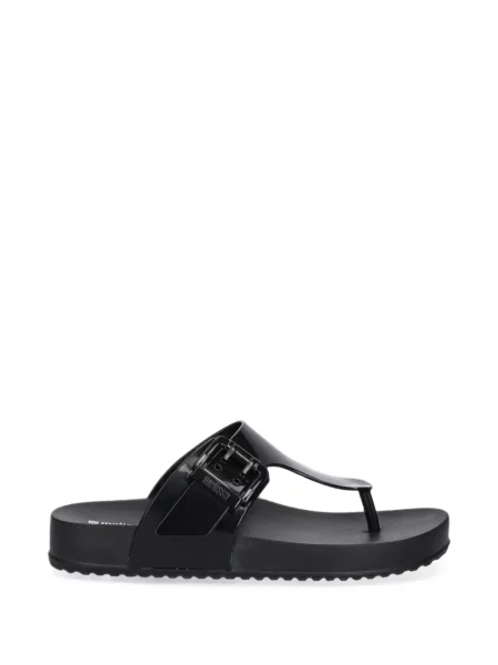 Șlapi Melissa cu cataramă negru