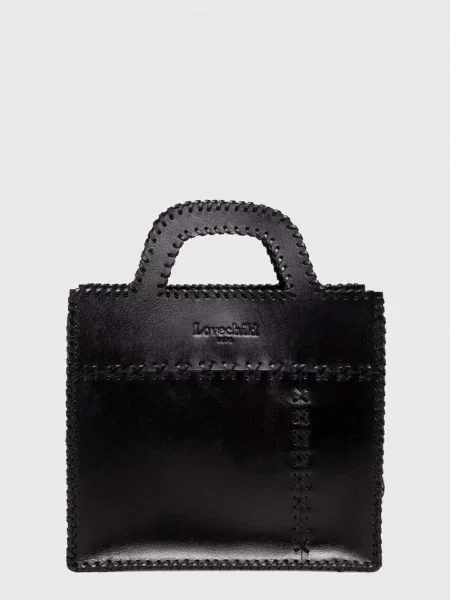 Шкіряна сумочка Lovechild чорний