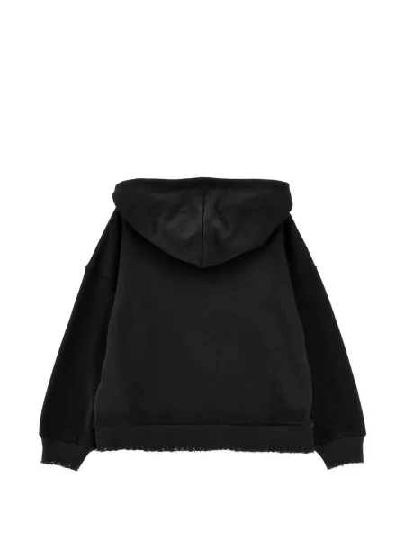 Bluza z kapturem dziecięca Monnalisa czarna