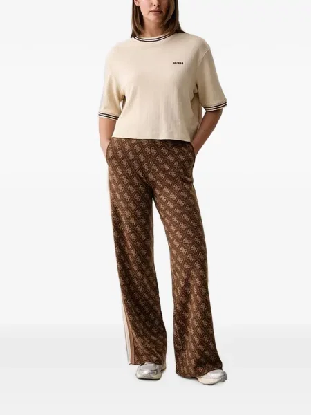 Pantaloni Guess alergare maro