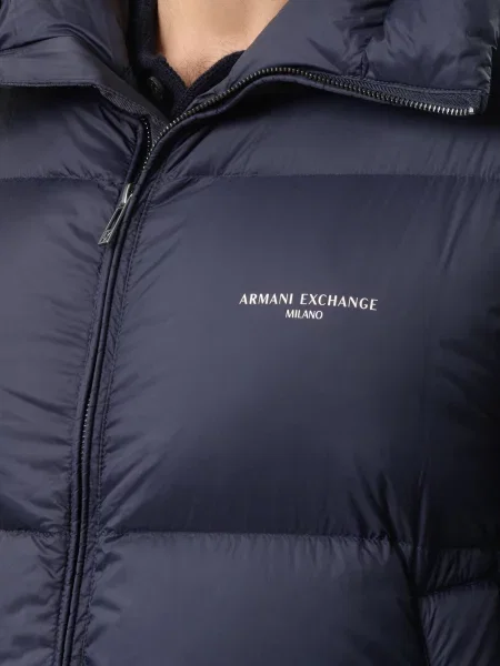 Пуховик Armani Exchange синій