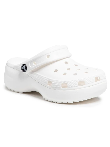 Чехли Crocs Classic Platform Clog W бял