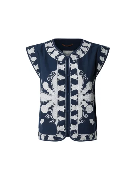 Kamizelka jeansowa Pepe Jeans niebieska