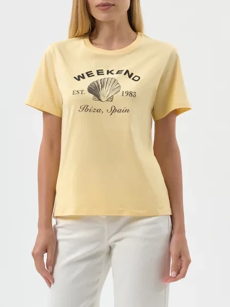 Футболка Weekend Max Mara жовта