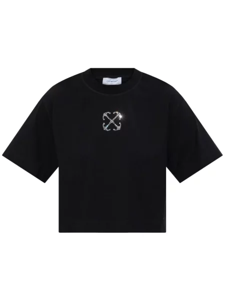 Cropp tricou Off-white alb