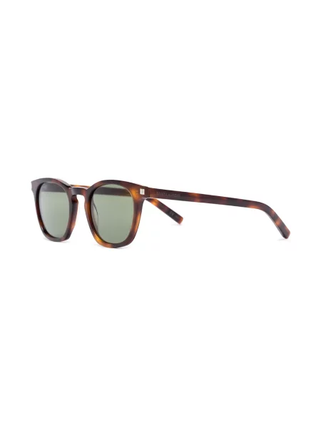 Sluneční brýle Saint Laurent Eyewear hnědé