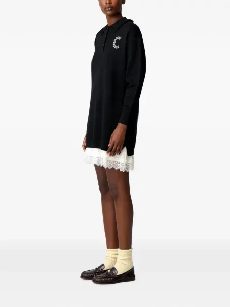 Rochie Claudie Pierlot din satin negru