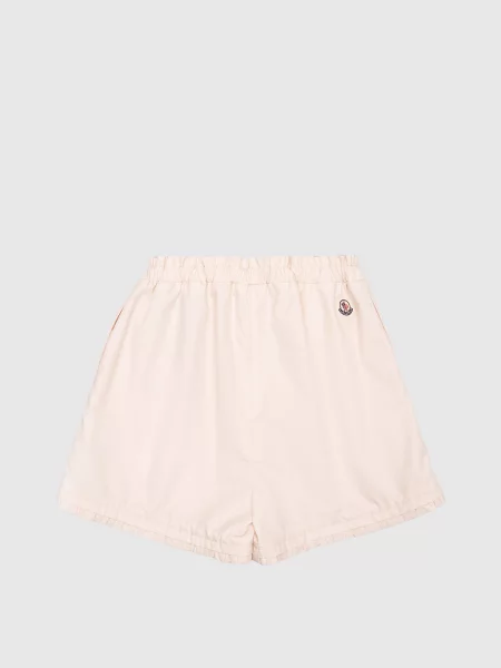 Детские шорты Moncler Enfant бежевые