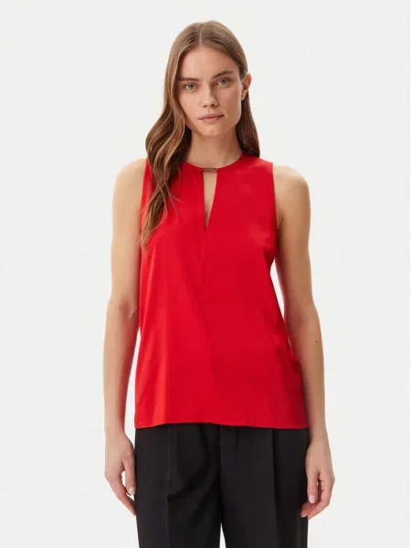 Top Calvin Klein rdeča