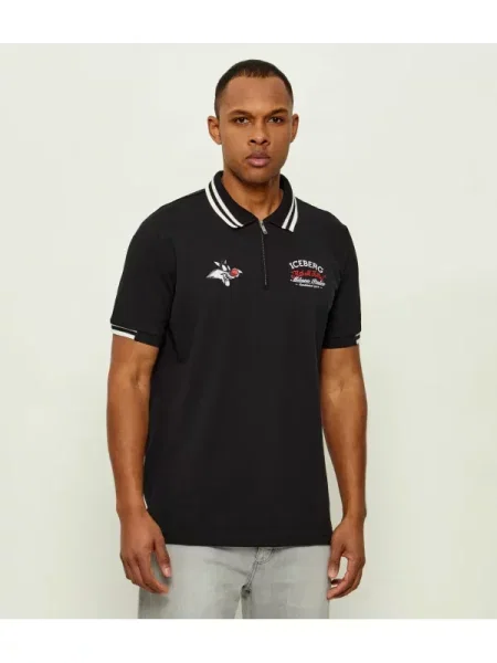 Tricou polo Iceberg negru