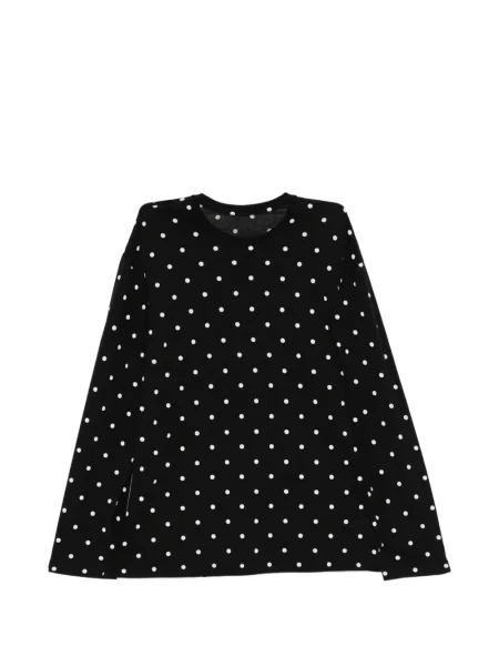 Długi top Jnby w grochy czarny