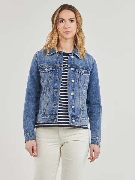 VERO MODA Prechodná bunda ZORICA denim modrá