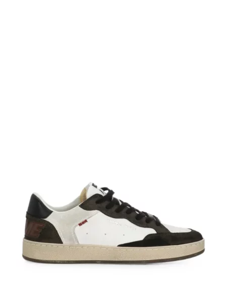 Sneakerși Crime London din piele alb