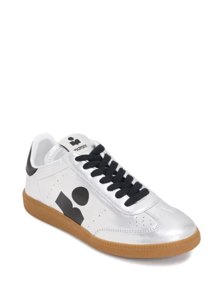 Sneakers Isabel Marant με κορδόνια με δαντέλα ασημί