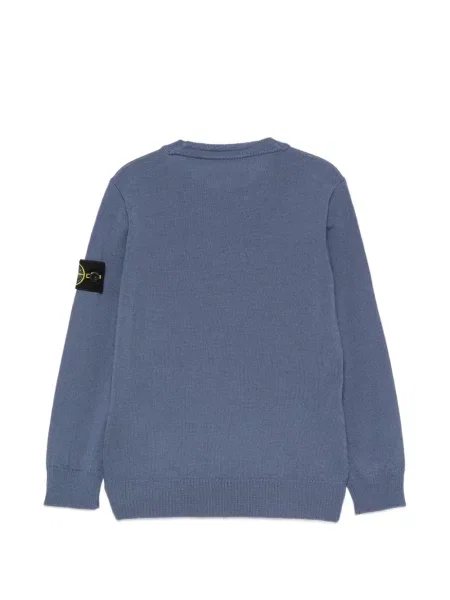 Sweter dziecięcy Stone Island niebieski