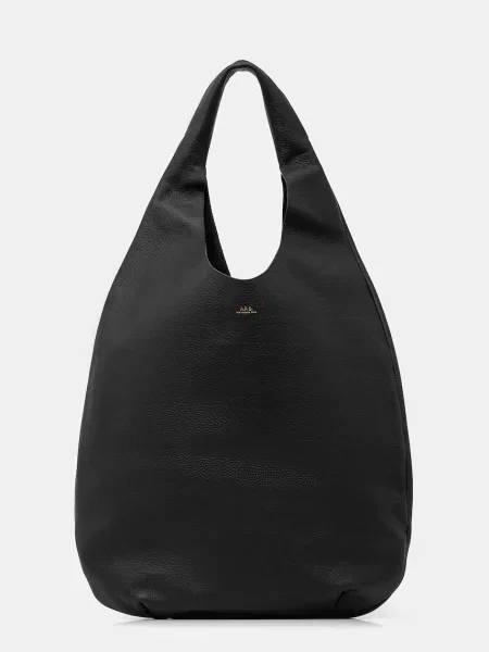 Geanta hobo A.p.c. din piele negru