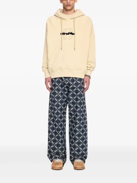 Hanorac cu glugă Off-white alb