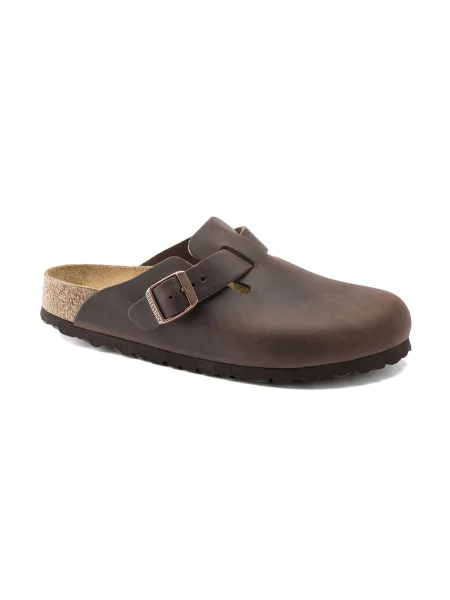 Klapki Birkenstock brązowe