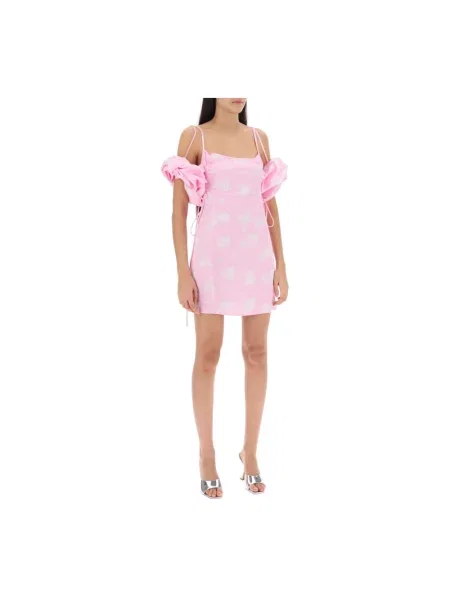 Mała mały sukienka mini Jacquemus elegancka różowa