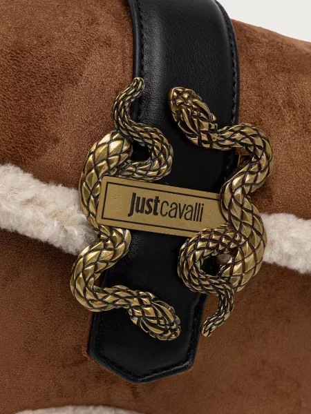Just Cavalli Táska Iconic Snakes barna