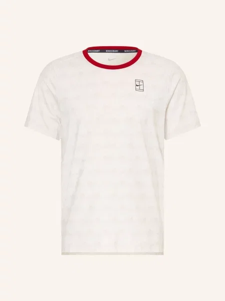 Nike Funkční Tričko Court Advantage / červená bílá