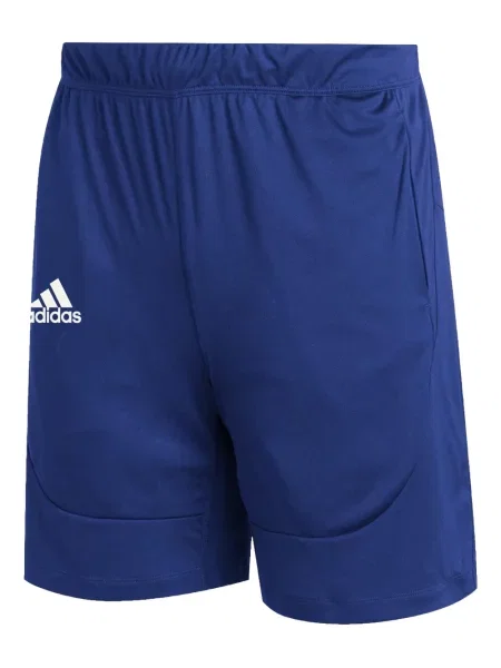 Dzianinowe szorty Adidas niebieskie