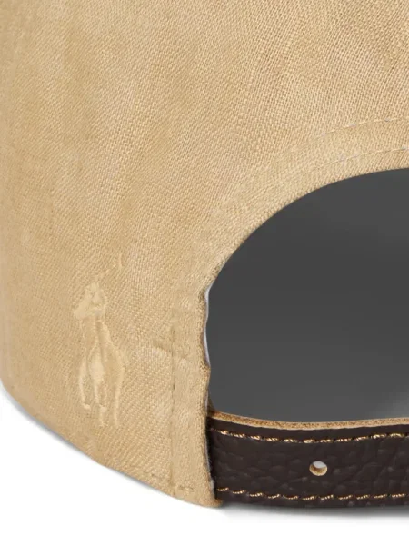 Portofel Polo Ralph Lauren din poplin cu imagine în carouri albastru