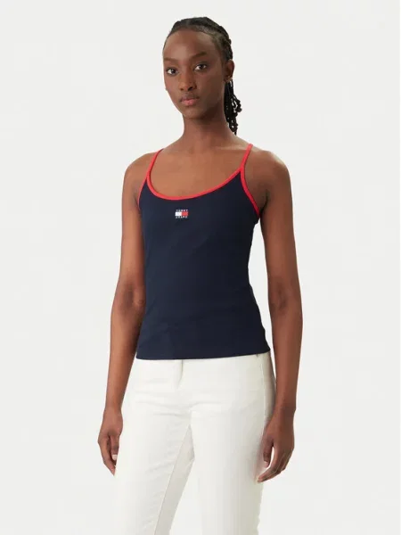 Tommy Jeans Top Bleumarin