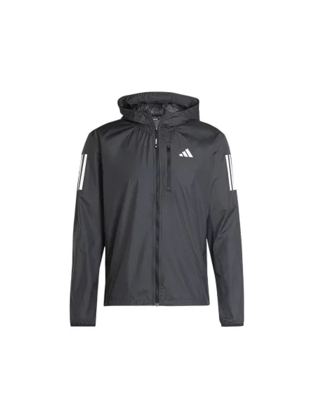 Geacă de tranziție Adidas Performance alergare negru