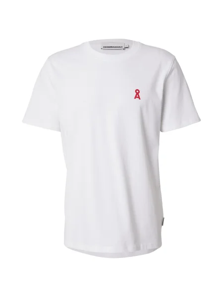ARMEDANGELS Tričko MAARKOS CHANGEMAKERS melounová bílá