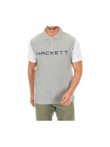 Koszulka polo Hackett szara