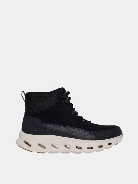 Кожаные ботинки Skechers черные