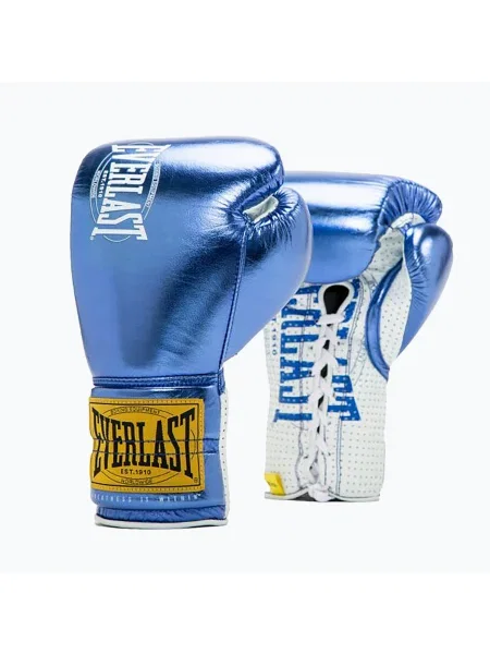 Everlast Fight Кожени боксови ръкавици сини