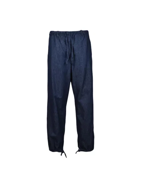 Сhinosy Dries Van Noten niebieskie