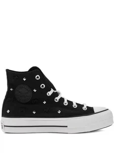 Sneakerși Converse Chuck Taylor All Star cu autograf cu model floral negru