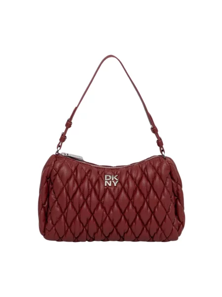 DKNY torebka z imitacji skóry REMY czerwona