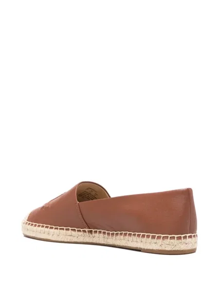 Espadrile Lauren Ralph Lauren cu autograf maro